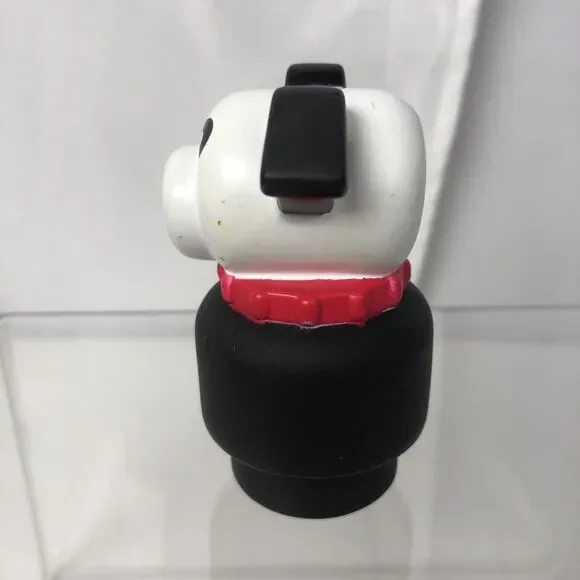 Fisher Price DOG Little People Chunky Jumbo 3” 2008 HTF DOG BLACK AND WHITE - Picture 4 of 5